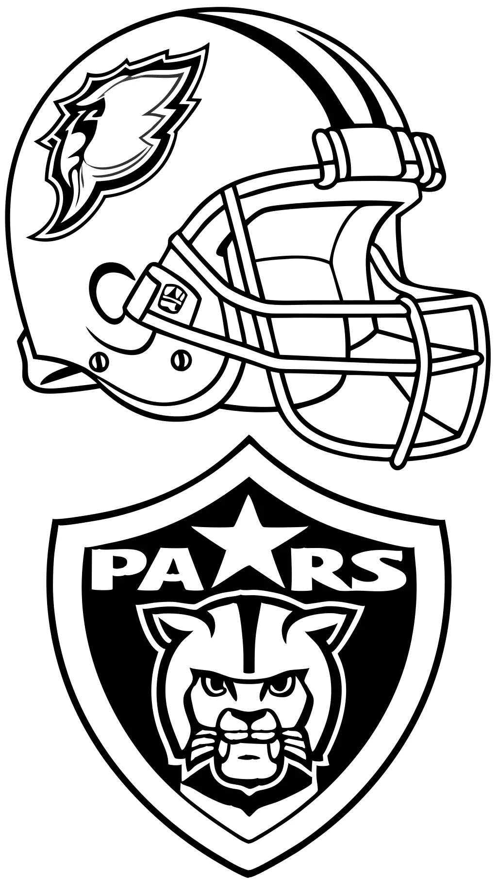 Páginas para colorear de los equipos de fútbol de la NFL